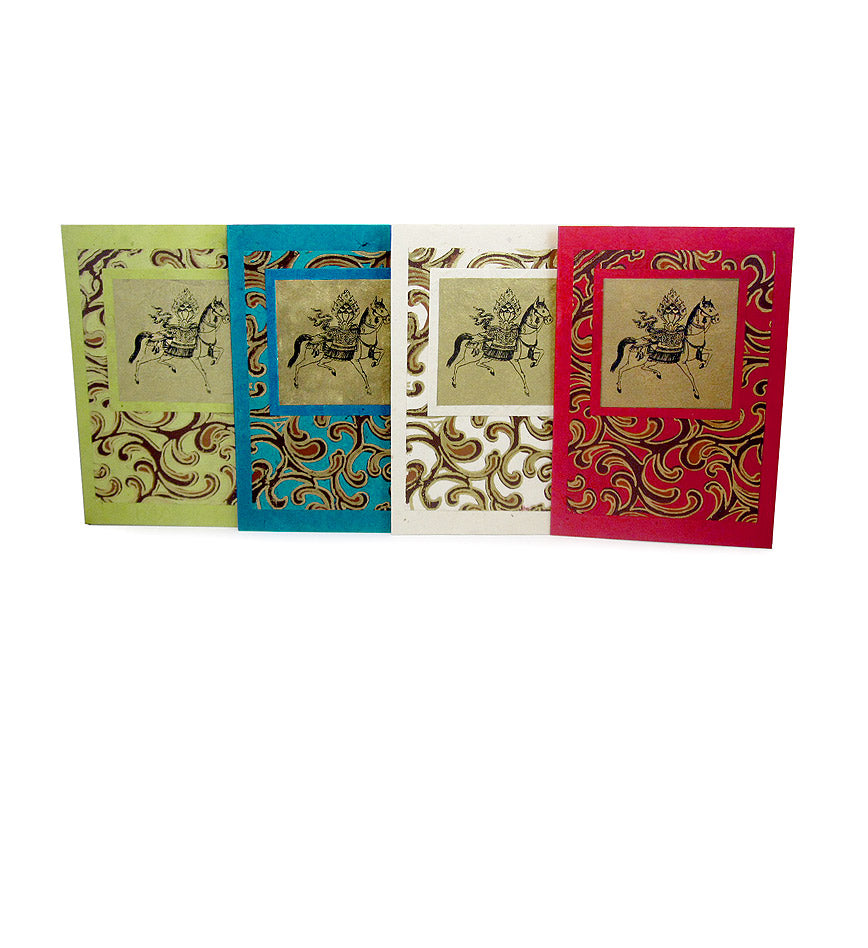 Tibetan Prayer Flag Pop up Card